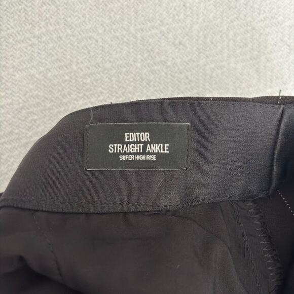 Elegant Black Pinstripe Women's Pants - Picture 5 of 9